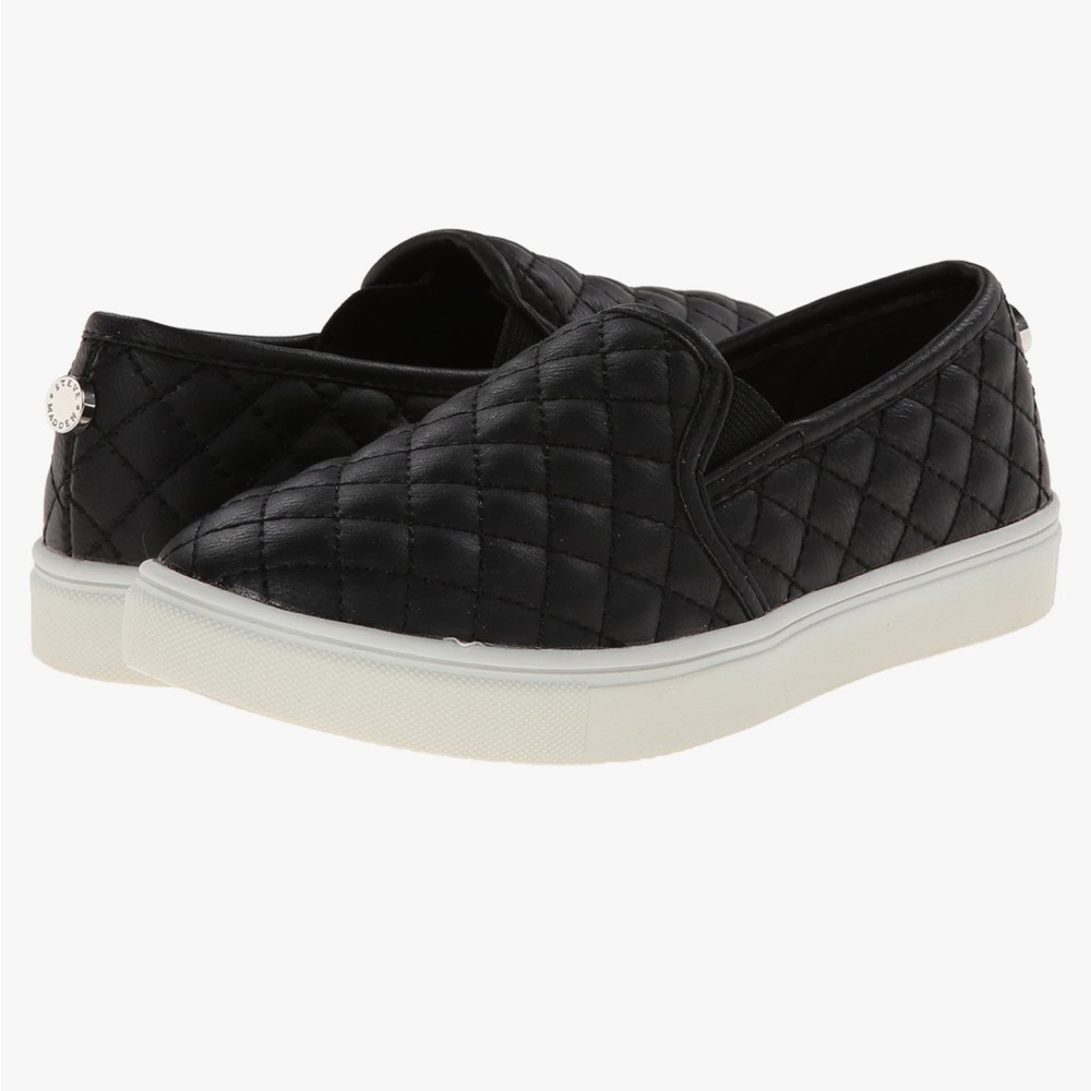 Steve Madden ~ Quilted Slip On Sneaker ~ Kids Size 1 - Picture 17 of 17